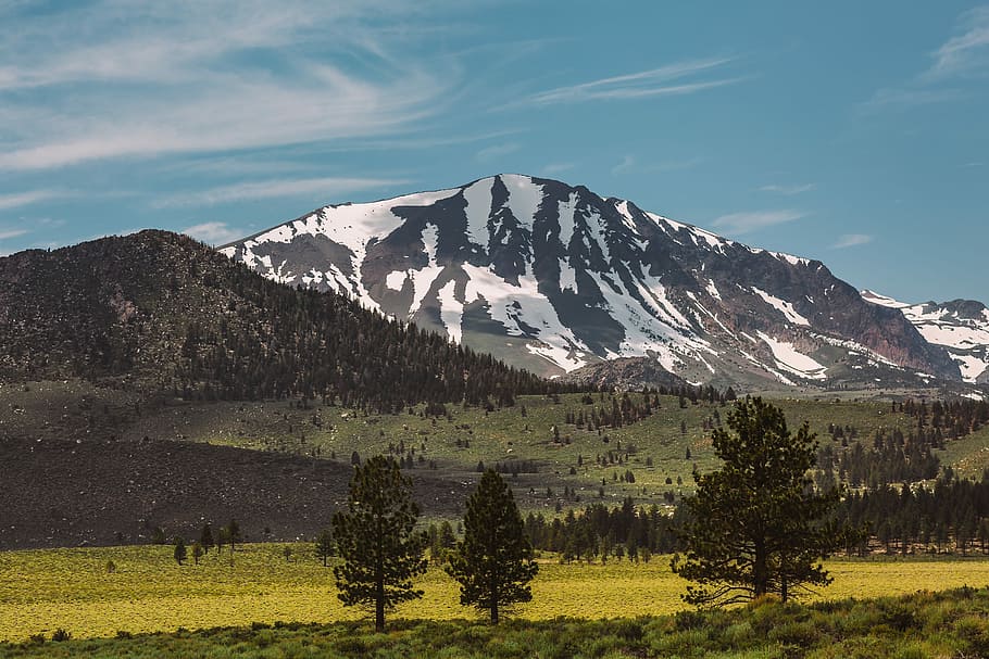 landscape photo of mountain alps, landscape photography of mountain HD wallpaper