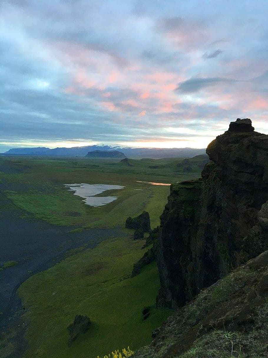 Iceland, Iphone, Nature, landscape, scenics, outdoors, grass HD wallpaper