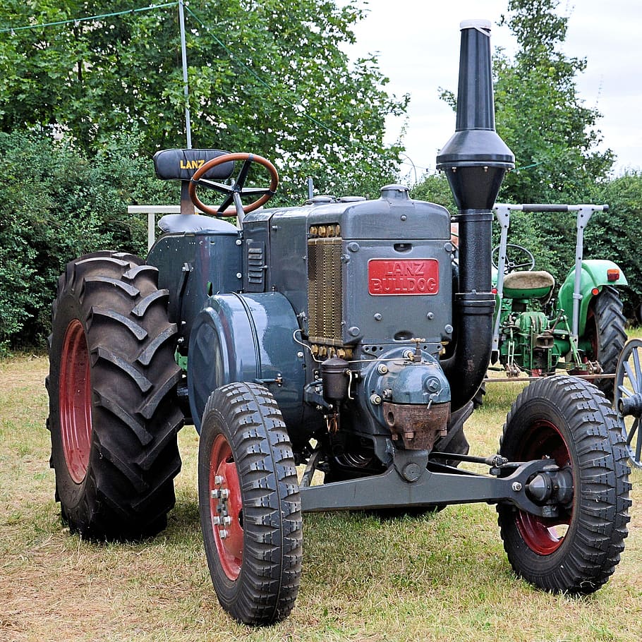 Lanz-Bulldog, Tractor, Oldtimer, historically, agriculture, HD wallpaper