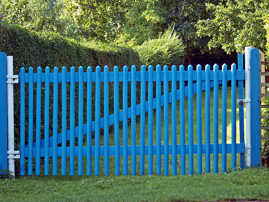 plant, nature, live, fence, wood - Material, grass, picket Fence HD wallpaper