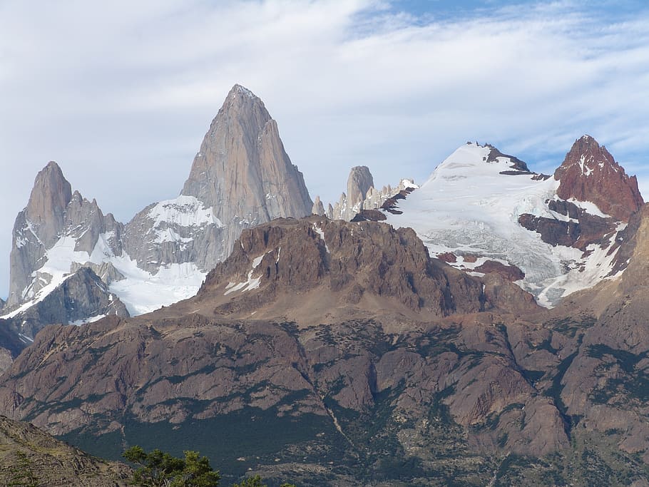 fitz roy, el chaltén, argentina patagonia, mountain, scenics - nature, HD wallpaper