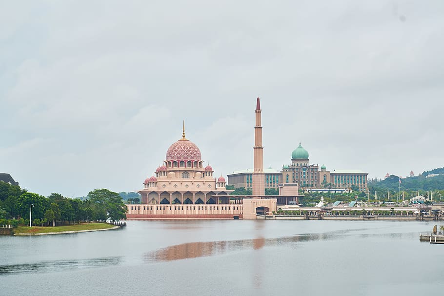 landscape, sky, landmark, water, architecture, buildings, daylight HD wallpaper
