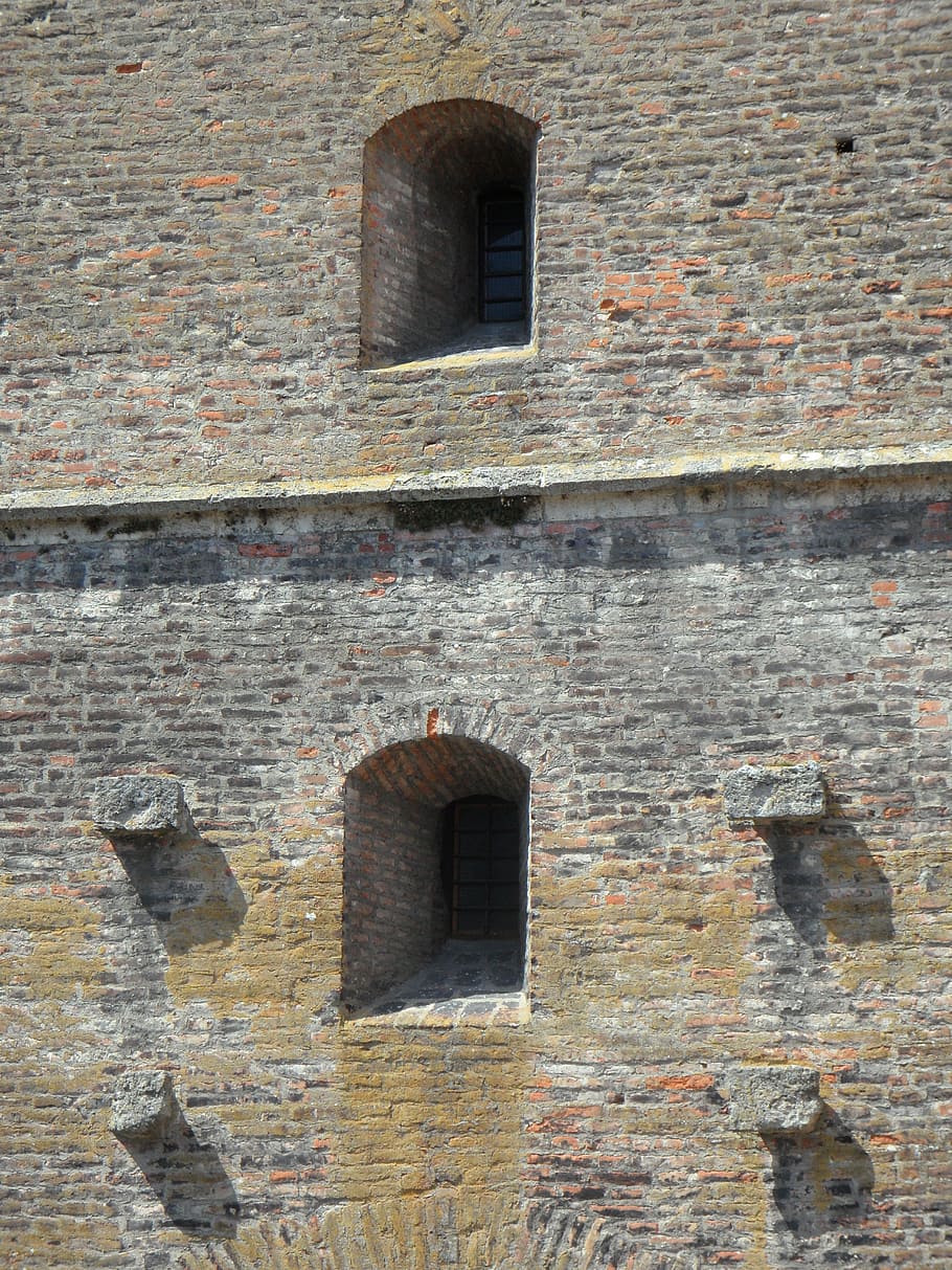 wall, old, stone, stone wall, window, facade, building, masonry HD wallpaper