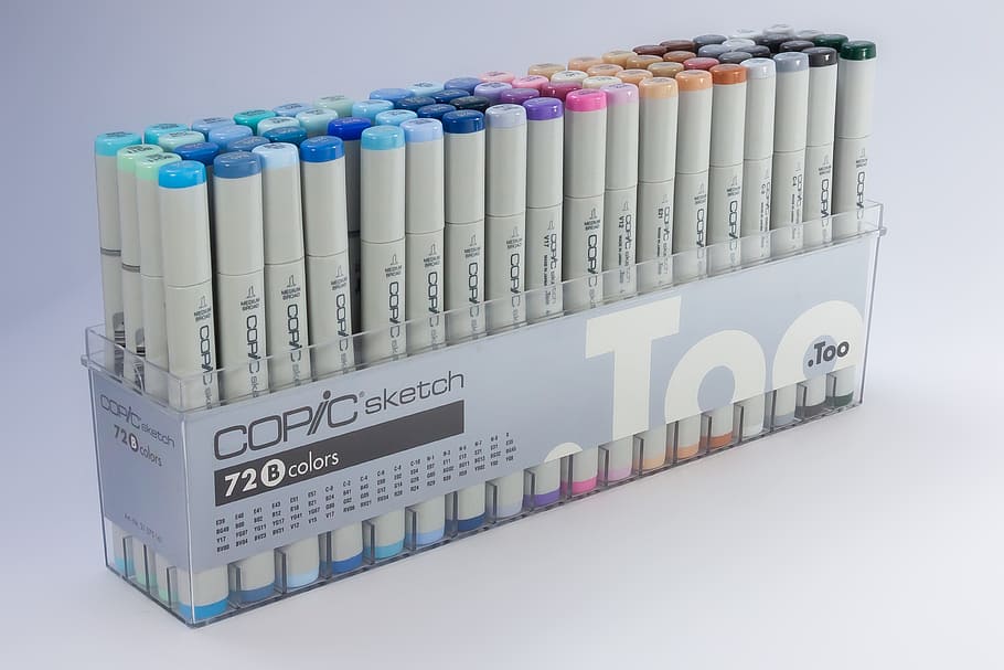 marker, felt tip pens, writing implement, character device HD wallpaper