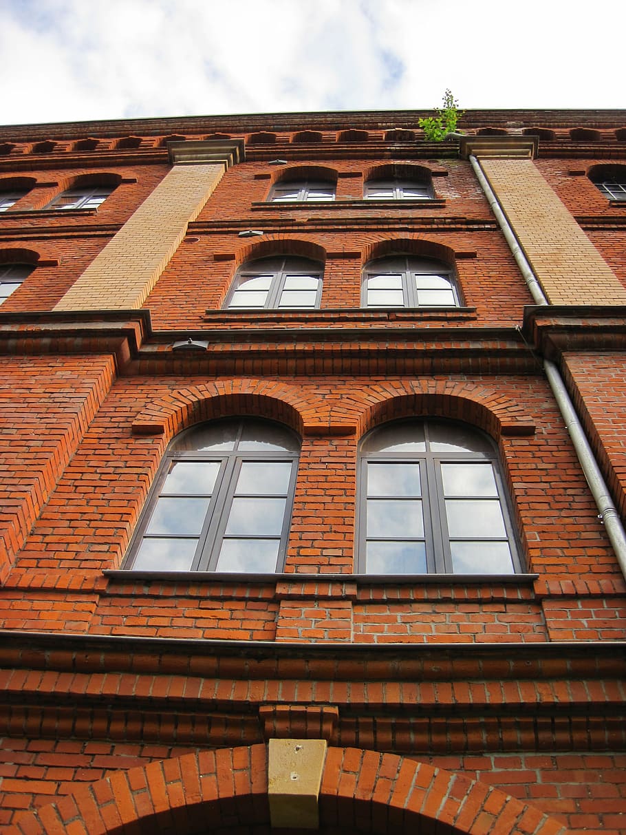 home, bricks, red, old, architecture, facade, wall, masonry HD wallpaper