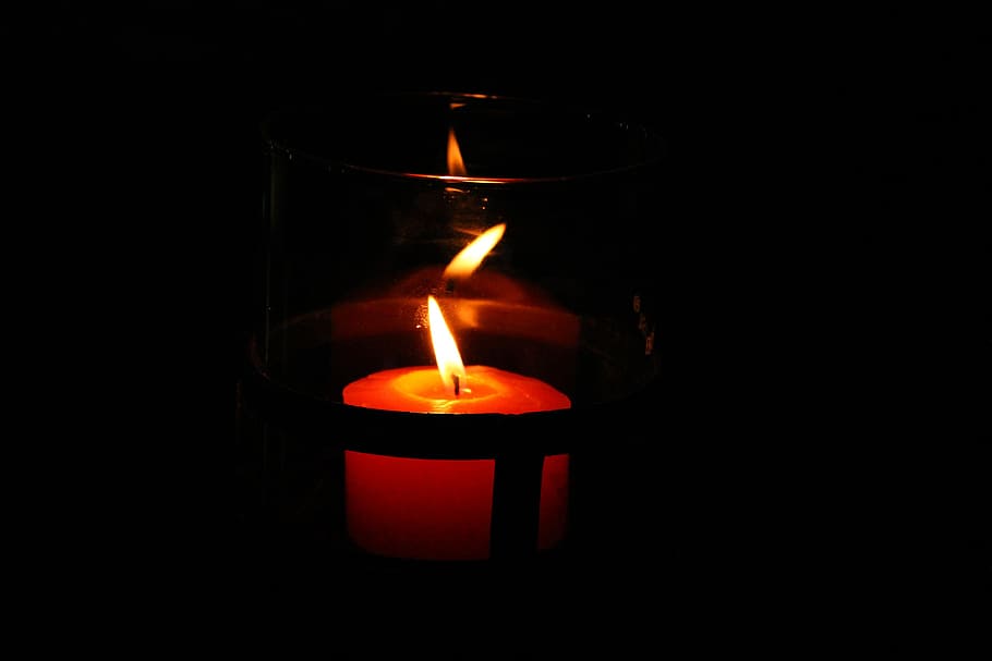 candle, reflections, pub, snaps, burning, flame, fire, fire - natural phenomenon HD wallpaper
