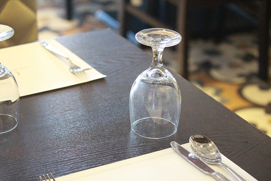 Wine Glasses, Table, Props, focus on foreground, indoors, no people HD wallpaper