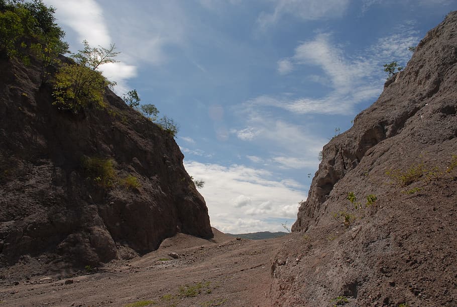 rock, stone, mount, sky, cloud - sky, rock - object, beauty in nature HD wallpaper
