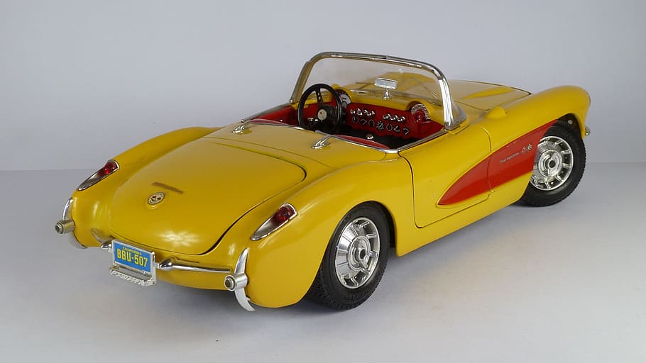 bburago chevrolet corvette 1957 model car