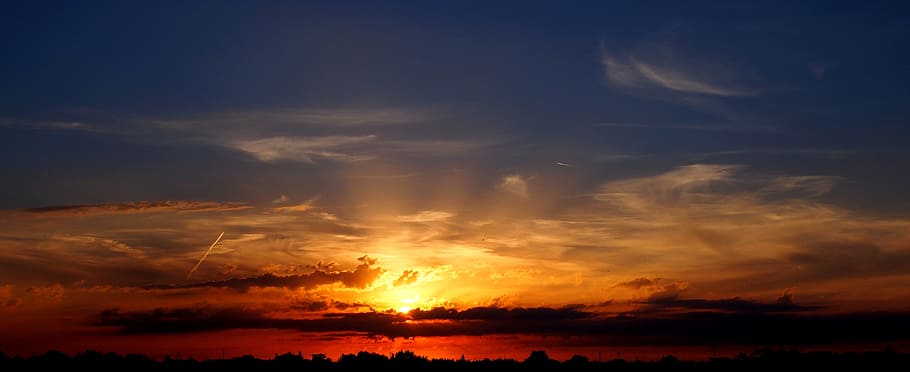 light, dawn, landscape, nature, bright, cloud, clouds, cloudy skies HD wallpaper
