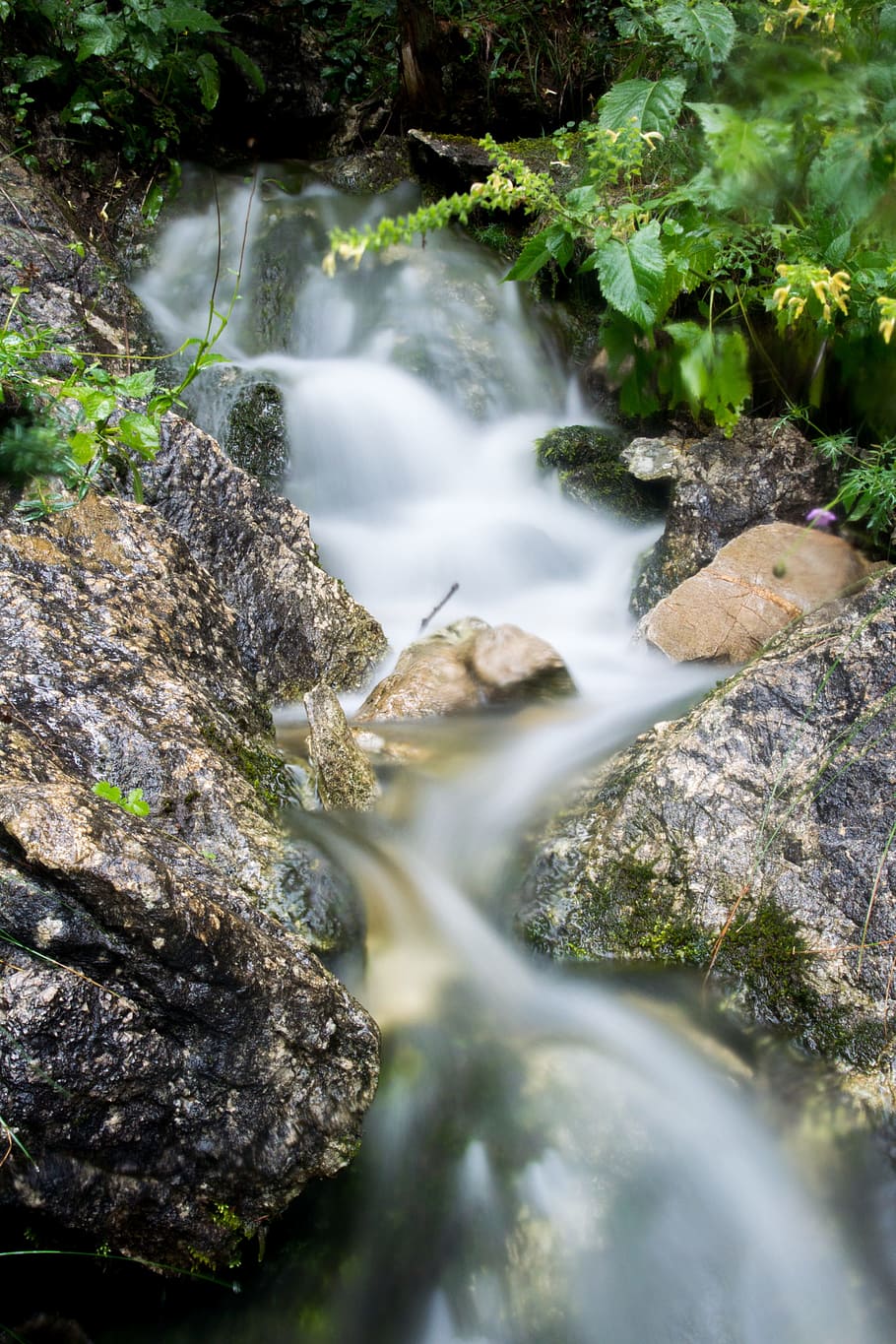 source, water, bubble, nature, stones, water running, drink HD wallpaper