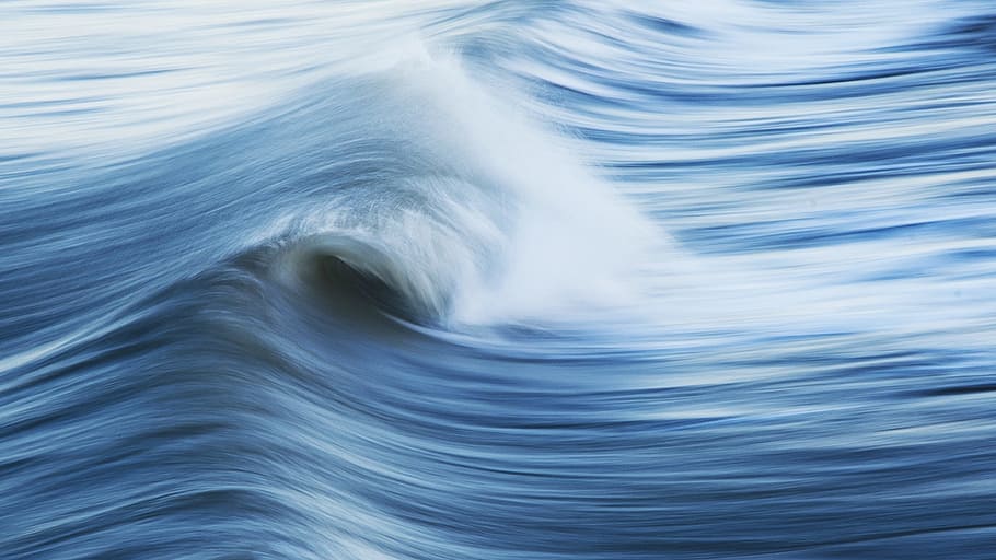 timelapse photography of beach wave during daytime, time lapse photography HD wallpaper