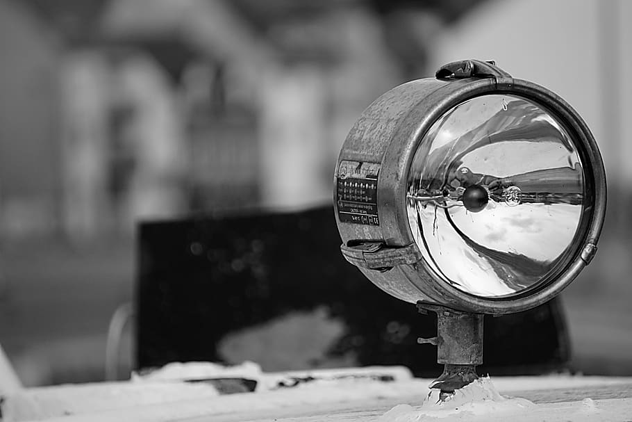 lamp, lighthouse, marine, maritime, sea, navigation, ship, black and white HD wallpaper