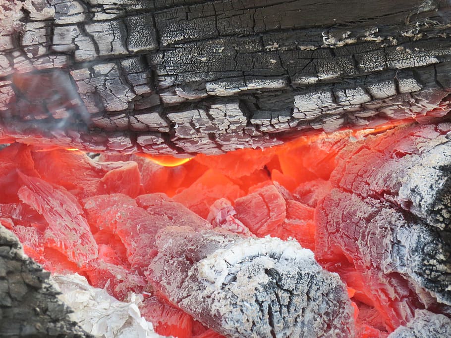 Fire, Embers, Campfire, Camping, Flame, red, no people, outdoors HD wallpaper