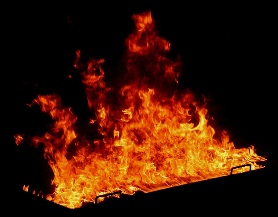 fire, hot, flame, burn, blaze, heat, dangerous, burning, fire - natural phenomenon HD wallpaper