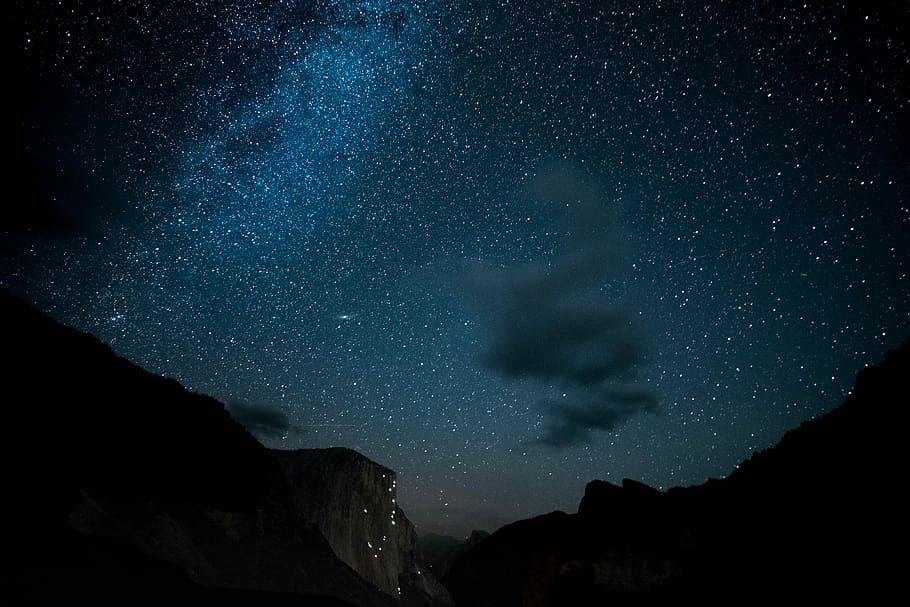 stars at night, constellation of stars during night time, night sky, HD wallpaper