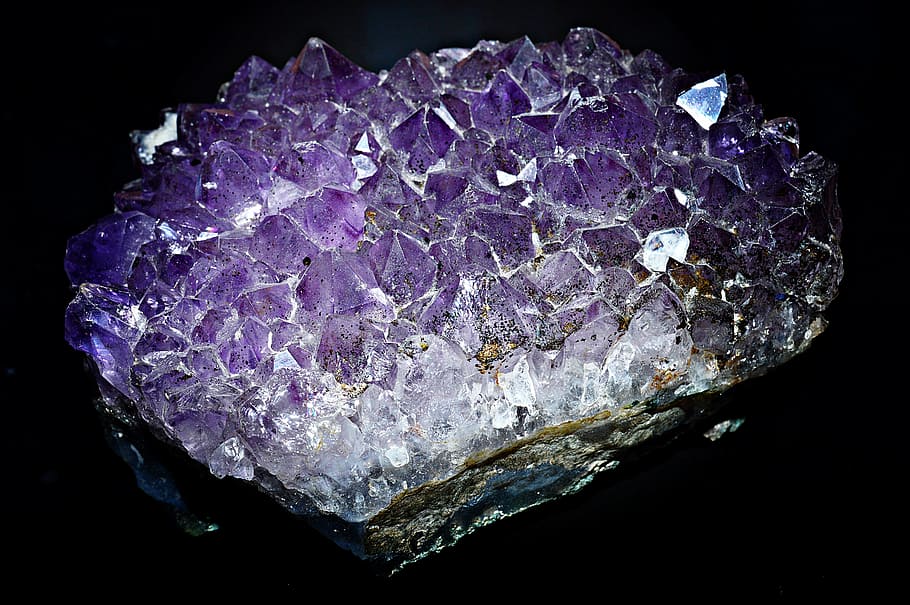 mineral, stone, amethyst, quartz, purple, harmony, geology HD wallpaper