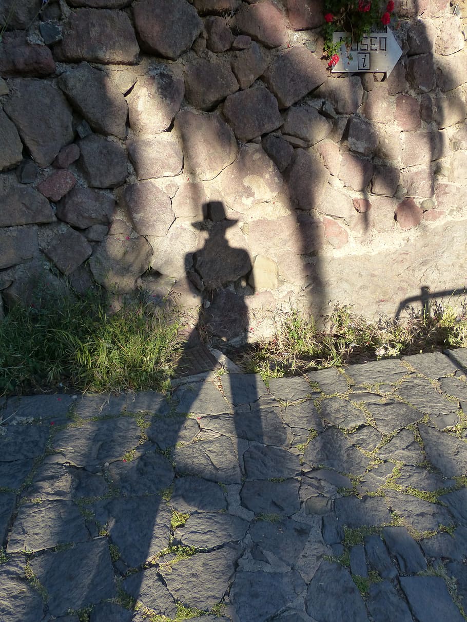 hispanic, shadow play, lichtspiel, cowboy, hat, man, portrait HD wallpaper