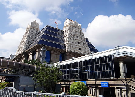 temple, iskcon, krishna, hindu, hinduism, religion, spirituality HD wallpaper