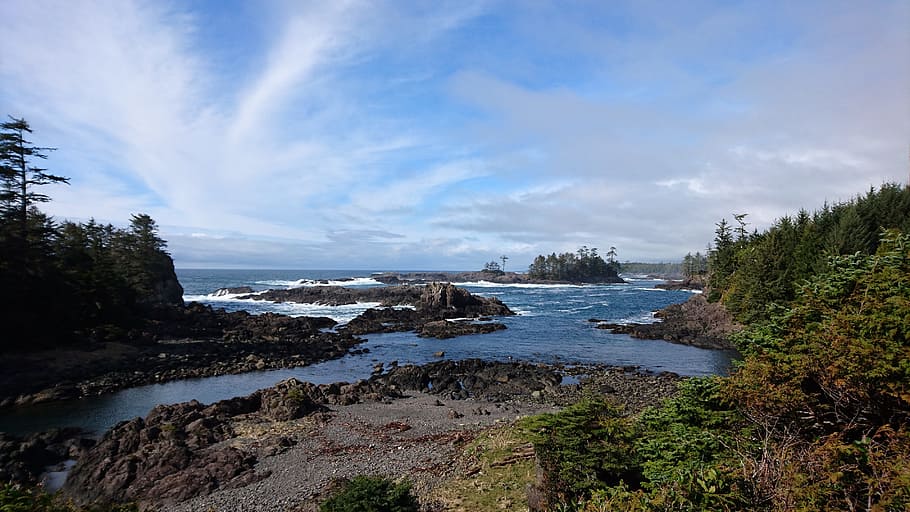 Coast, Ocean, Islands, Scenery, landscape, sea, water, nature HD wallpaper