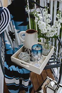 Seaside Style: Nautical Balcony Decor, summer, resting, relax HD wallpaper