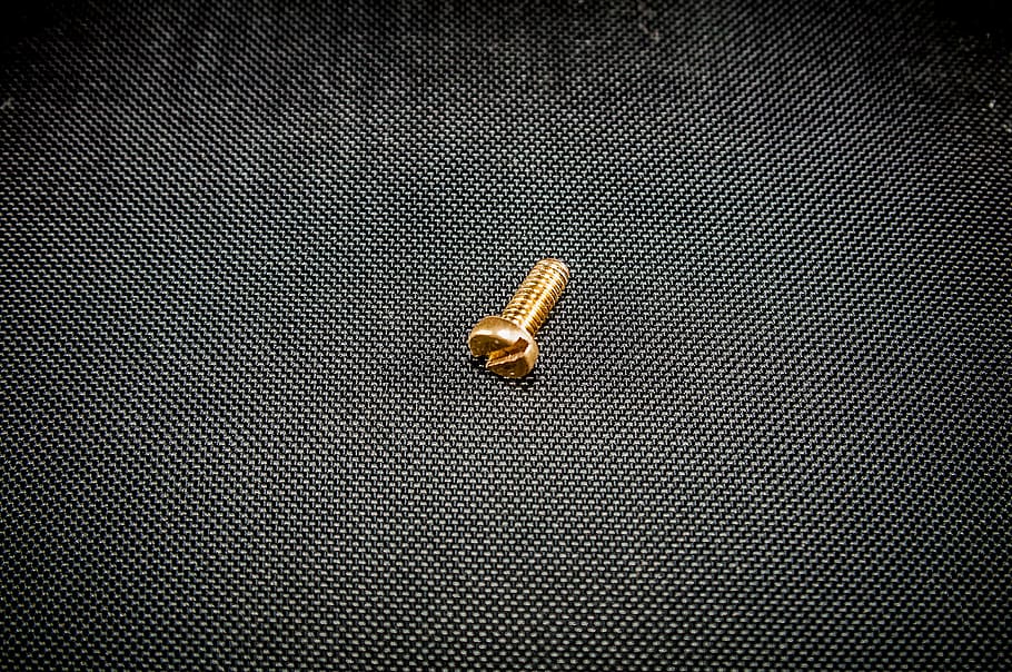 screw, brass, metal, no people, close-up, indoors, backgrounds HD wallpaper
