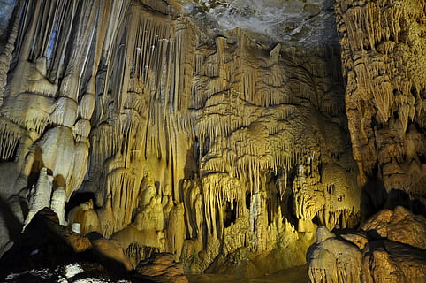 roe, cave, gümüşhane, stalactite, stalagmite, geology, asia HD wallpaper