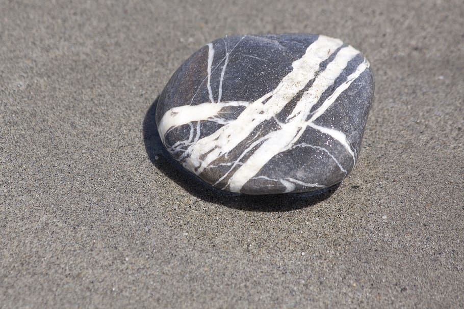 beach, stone, sea, sand, pebble, holiday, water, summer, relax HD wallpaper