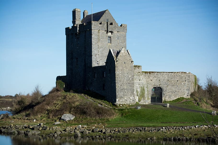 castle, ireland, ancient, irish, travel, landscape, vacation, HD wallpaper
