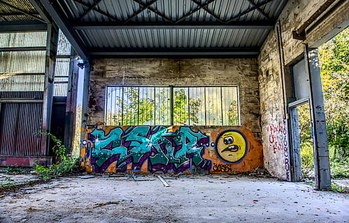 graffiti, wall, art, creativity, facade paint, sprayer, colorful HD wallpaper