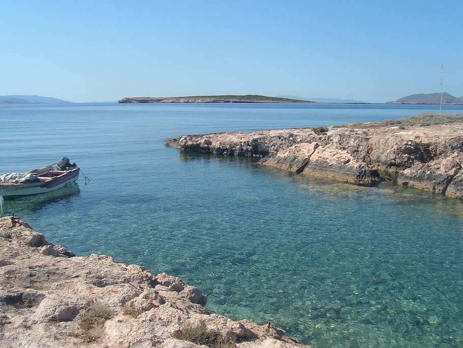 paros, greece, island, sea, mediterranean, greek, summer, blue, HD wallpaper