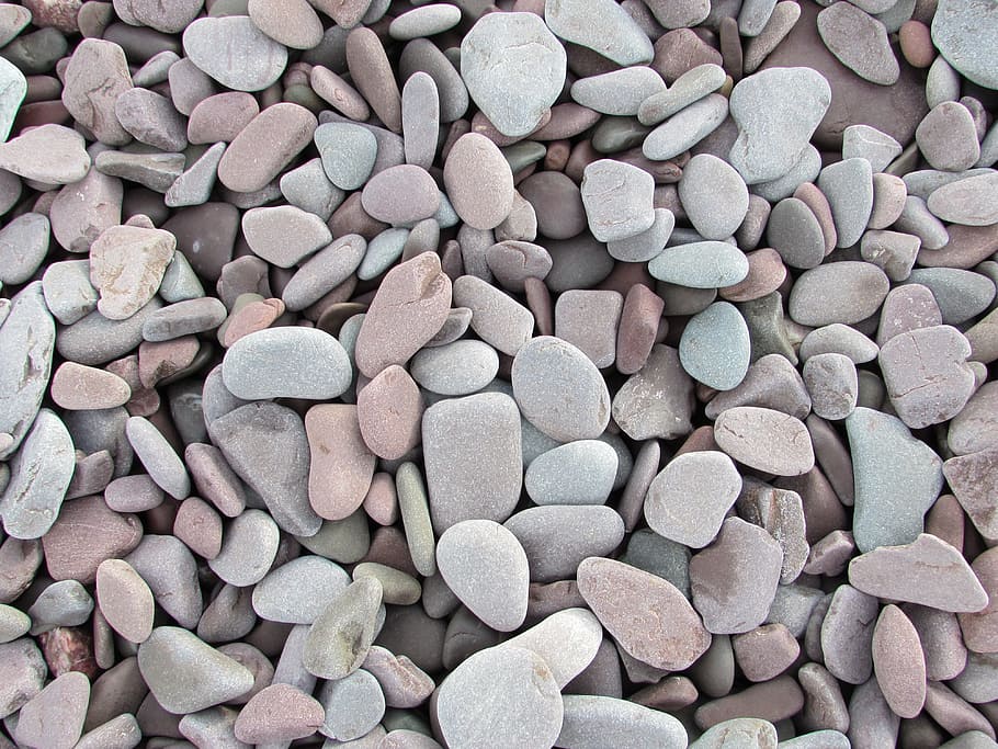 closeup photo of gray stones, pebbles, stony background, large group of objects HD wallpaper