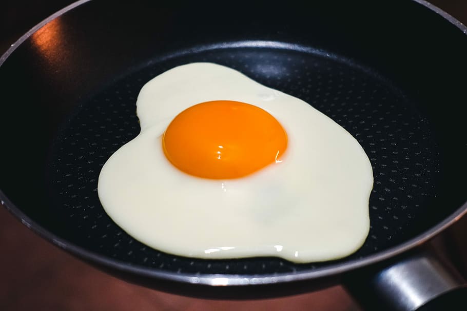 Picture perfect sunny side up egg, cooking, eggs, fried Egg, egg Yolk, HD wallpaper