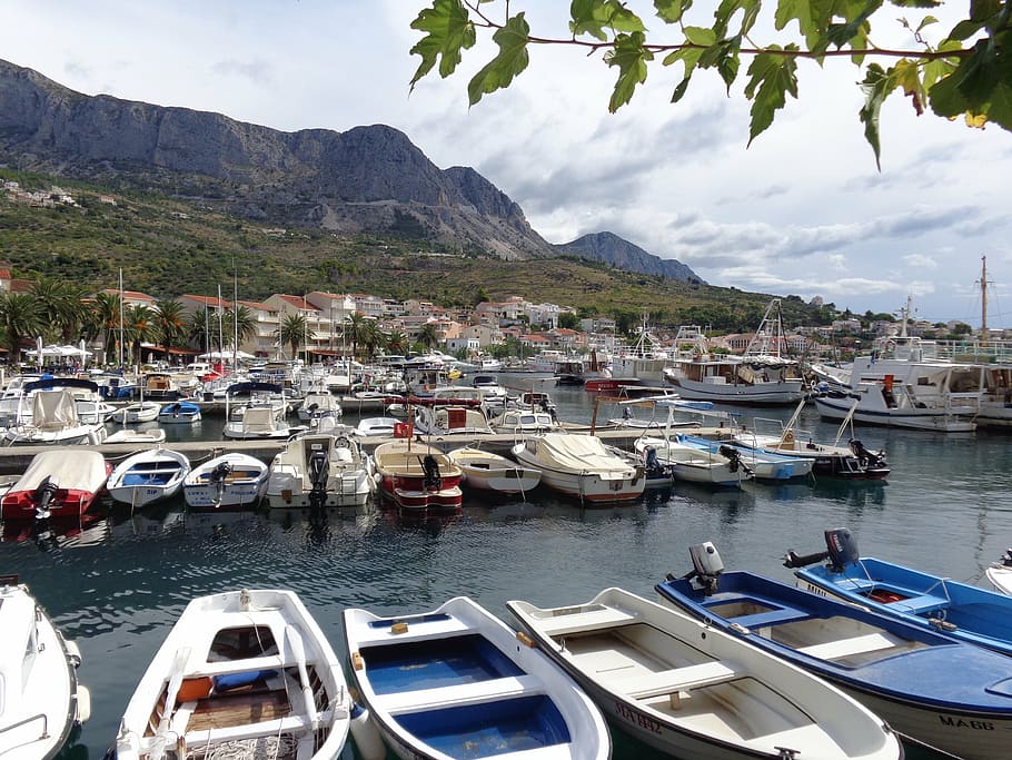 haven, croatia, sea, boat, summer, holidays, the coast, rest, HD wallpaper