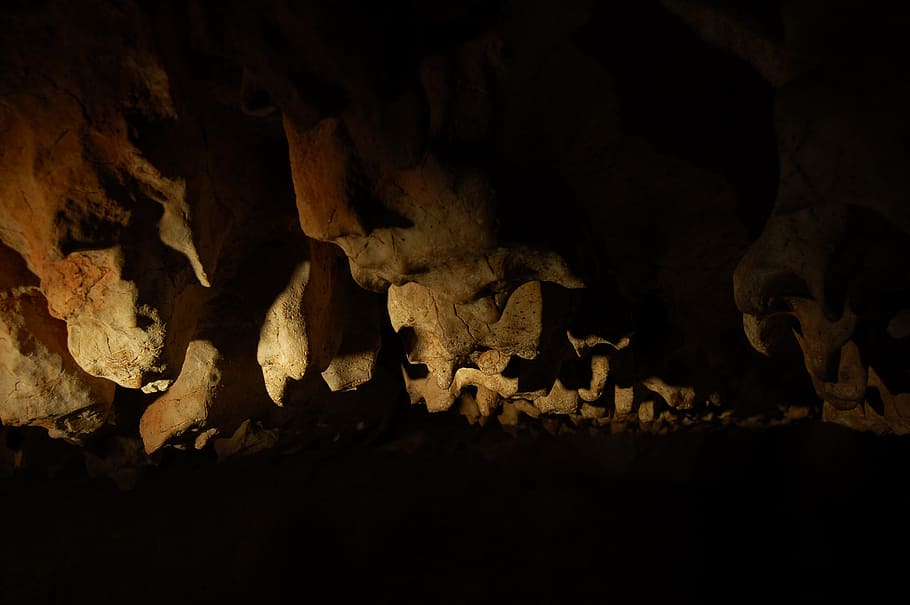 ceiling, cave, rocks, no people, nature, close-up, night, indoors HD wallpaper