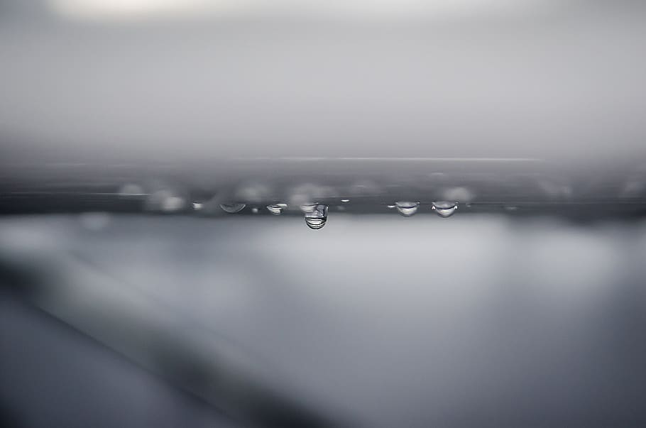 Water, Drops, Fridge, Rods, a drop of, weather, close-up, selective focus HD wallpaper