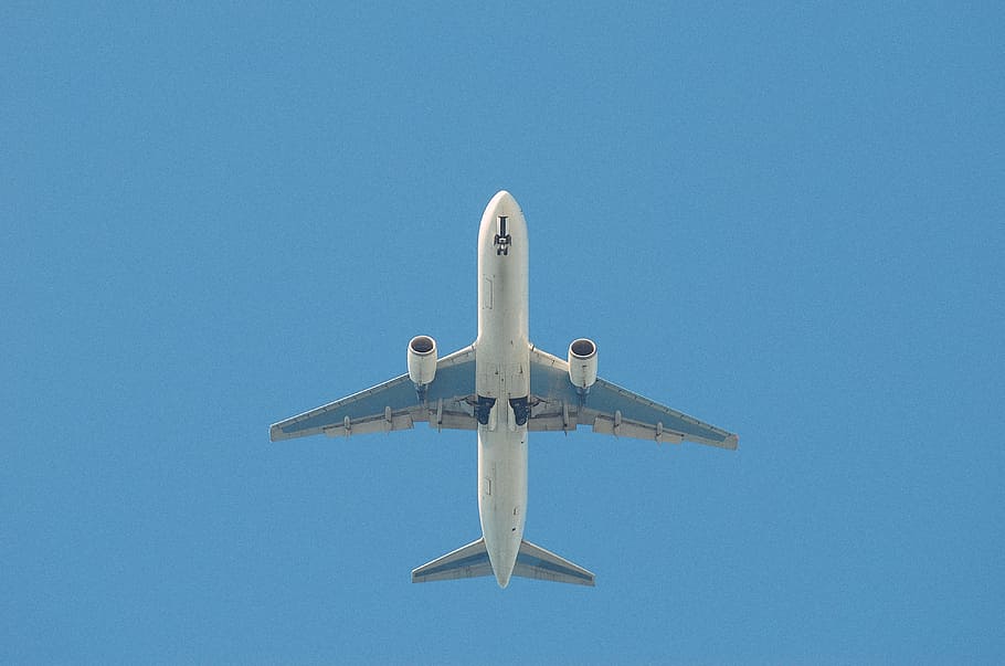 Flying airplane, industry, other, commercial Airplane, transportation HD wallpaper
