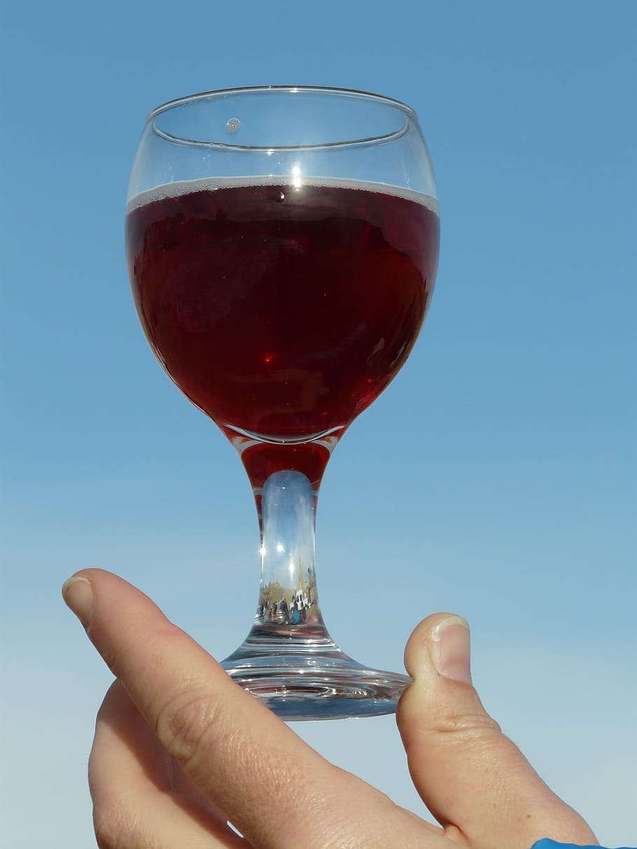 Wine Glass, Drink, Wine, Red, liquid, human hand, human body part HD wallpaper