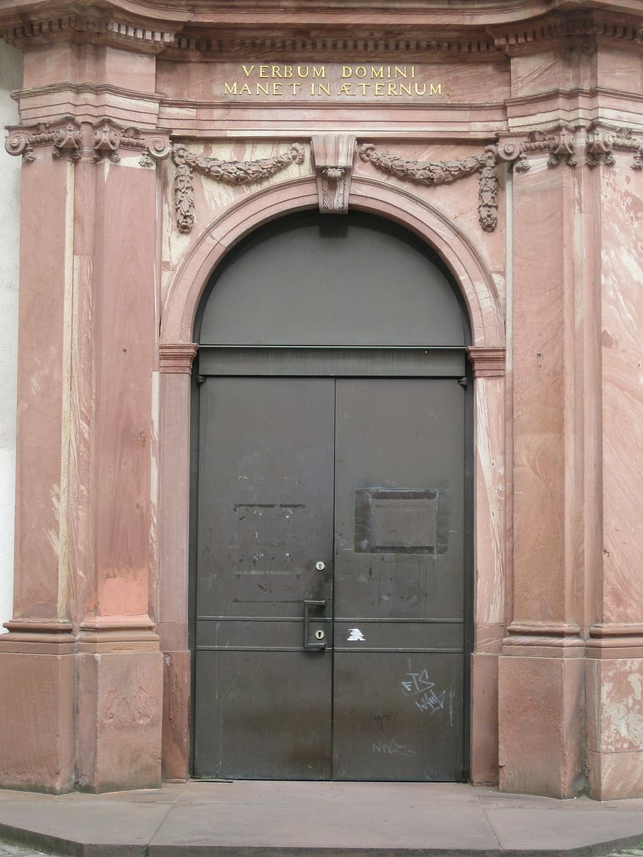architecture, door, input, old, stone, building, entrance, built structure HD wallpaper