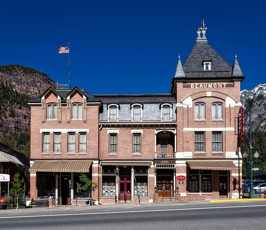 HD wallpaper Beaumont Hotel Ouray Colorado Town city urban