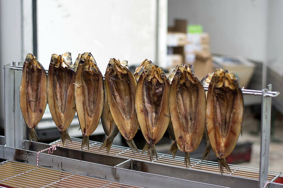 herring, kipper, fish, smoked fish, food, food and drink, freshness HD wallpaper