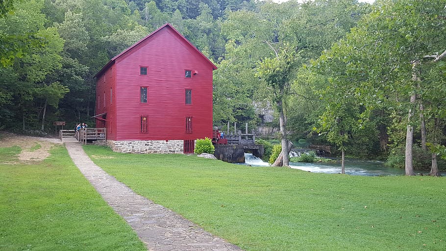 Missouri, Mill, Spring, Usa, famous, mill and spring, america