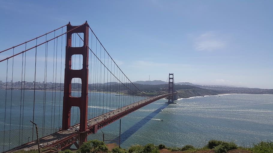 Golden, Gate, Br, Bridge, Landmark, california, travel, city HD wallpaper