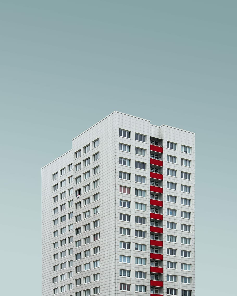 high-rise building, white high rise building, architecture, tower HD wallpaper