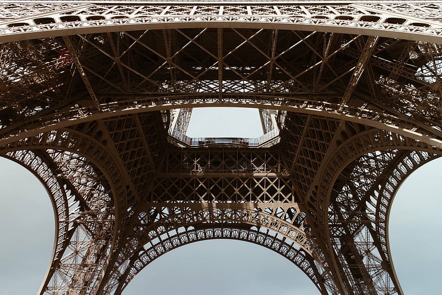 structural photo of Eiffel Tower, architecture, building, infrastructure HD wallpaper