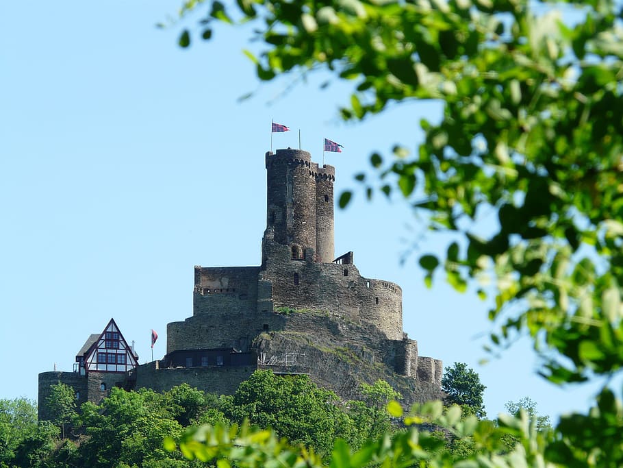 burgruine jeffstevenstone, ehrenburg, castle, building, knight's castle, HD wallpaper