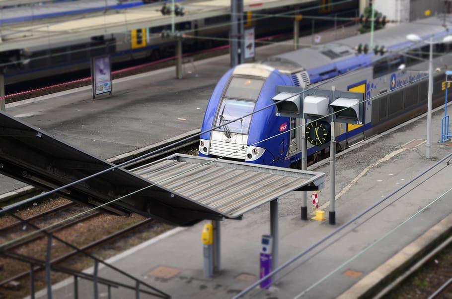 sncf, station, train, ter, travel, wharf, transport, railway HD wallpaper