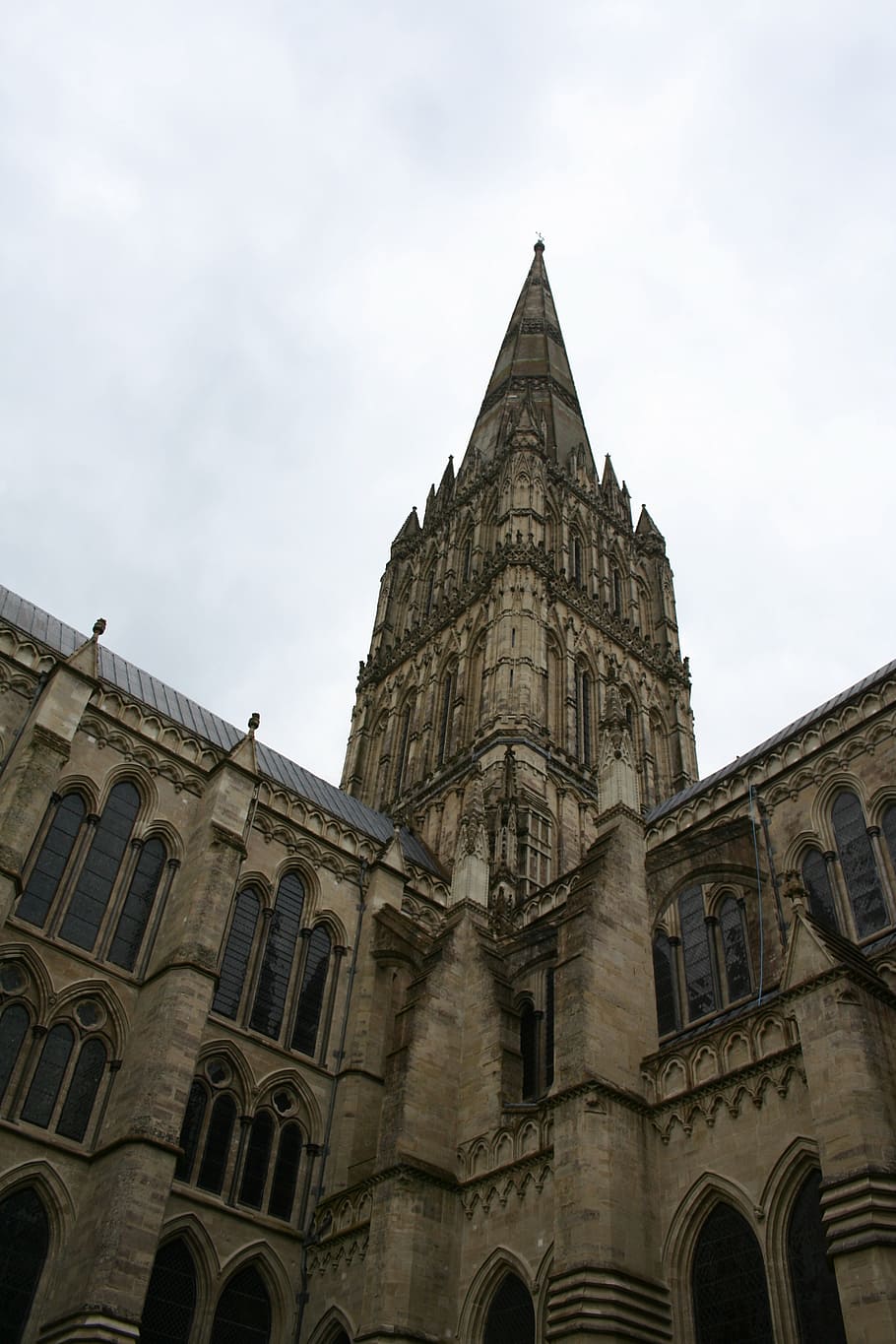 salisbury, cathedral, england, architecture, stone, church HD wallpaper