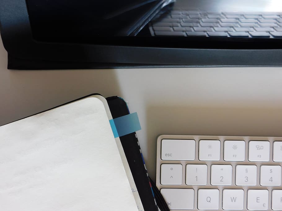 post-it, memo, work, empty, white, technology, plan, clipboard HD wallpaper
