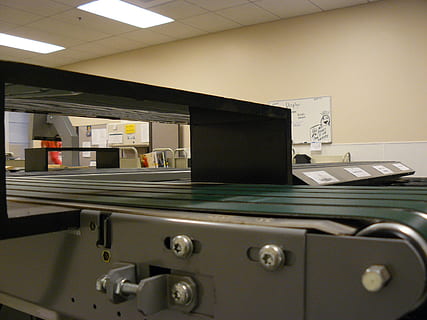 machine, machinery, belts, conveyor, workroom, technology, engineering HD wallpaper